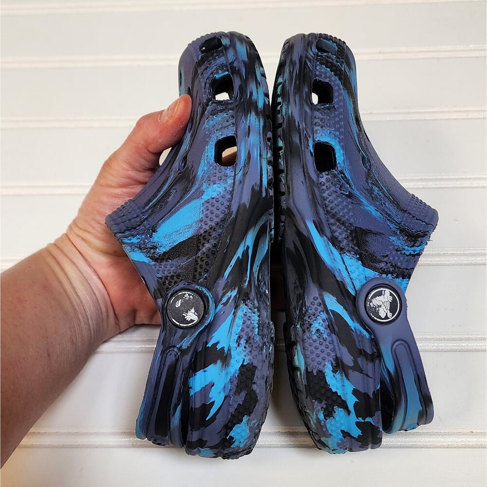 Crocs Classic Marbled Kids Clogs/Sandals Size 12 Little Kids - Picture 6 of 10